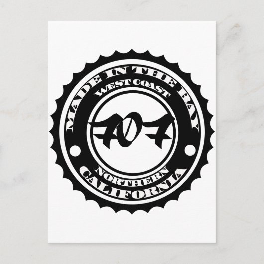Made in de 707 briefkaart (Voorkant)