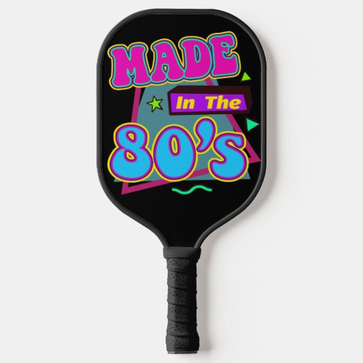 Made in de 80s Neon Pickleball Paddle (Voorkant)