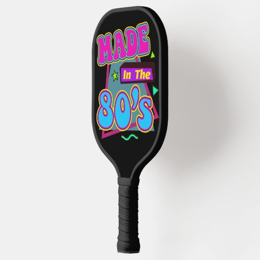 Made in de 80s Neon Pickleball Paddle (Links)