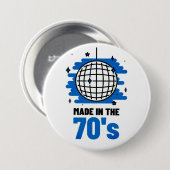 Made in de Button van de 70 (Voorkant /achterkant)