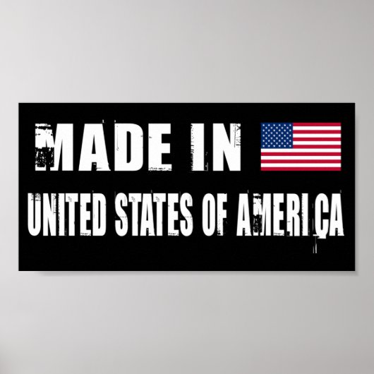 Made in de Verenigde Staten van Amerika Poster (Voorkant)
