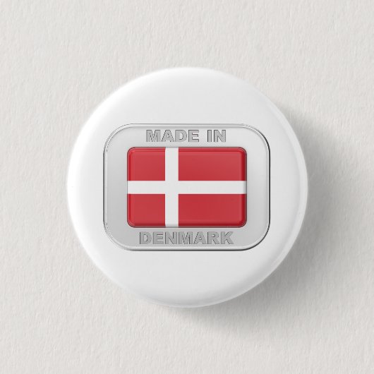 Made in Denemarken Ronde Button 3,2 Cm (Voorkant)