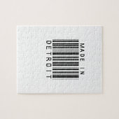 Made in Detroit Barcode Legpuzzel (Horizontaal)
