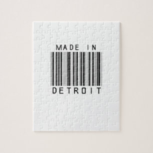 Made in Detroit Barcode Legpuzzel