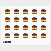Made in Duitsland Ronde Sticker (Vel)