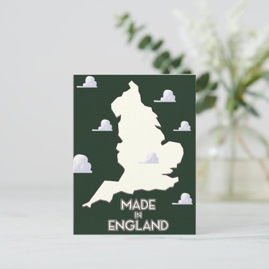 Made in England Briefkaart (Staand voorkant)