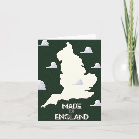 Made in England Feestdagen Kaart (Voorkant)