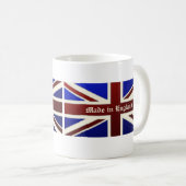 Made in England Metallic Union Jack Flag Koffiemok (Voorkant rechts)