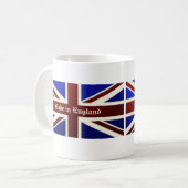 Made in England Metallic Union Jack Flag Koffiemok (Voorkant links)