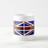 Made in England Metallic Union Jack Flag Koffiemok (Center)