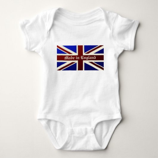 Made in England Metallic Union Jack Flag Romper (Voorkant)