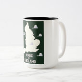 Made in England Tweekleurige Koffiemok (Voorkant rechts)