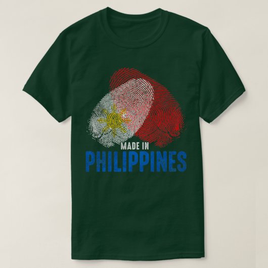 Made in Filipijnen T-shirt (Design voorkant)