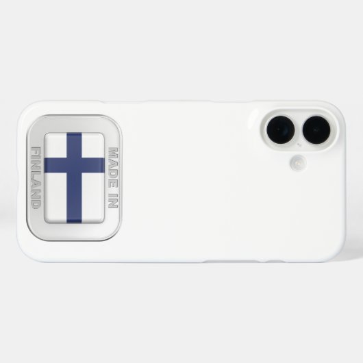 Made in Finland Case-Mate iPhone Case (Achterkant (horizontaal))