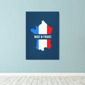 Made in France Canvas Afdruk (Insitu (Houten vloer))