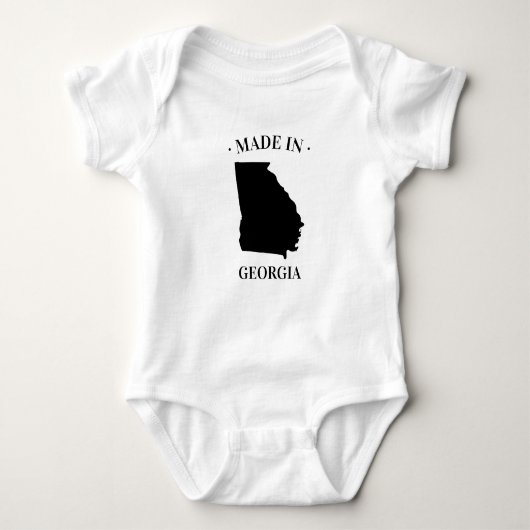 Made in Georgia GA-Baby-badpak Romper (Voorkant)