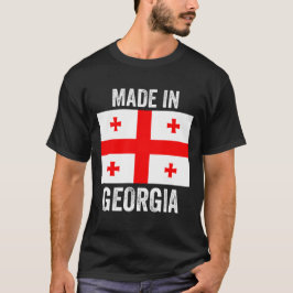 Made in Georgia // Nationale vlag van het wereldla T-shirt