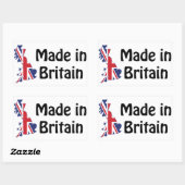 Made in Groot-Brittannië Rechthoekige Sticker (Vel)