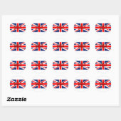 Made in Groot-Brittannië Ronde Sticker (Vel)