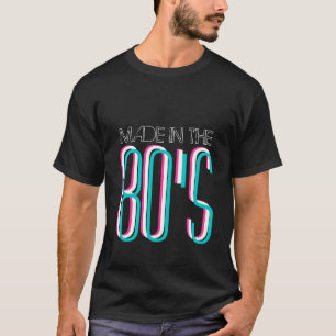 Made in het 80-t-shirt Retro 1980 T-shirt