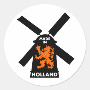 Made in Holland Ronde Sticker