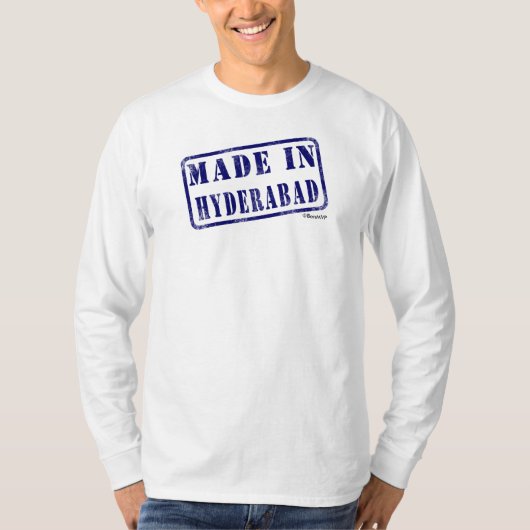 Made in Hyderabad T-shirt (Voorkant)