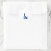 Made in Idaho Vierkante Sticker (Tas)