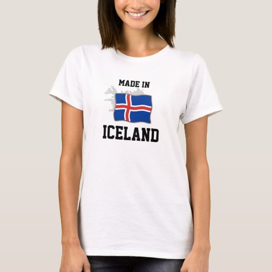 Made in IJsland T-shirt (Voorkant)