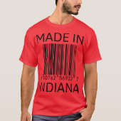 made in indiana t-shirt (Voorkant)