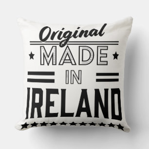 made in Ireland beautiful retro logo. Kussen