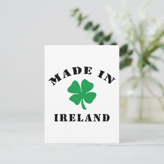 Made in Ireland Briefkaart (Staand voorkant)