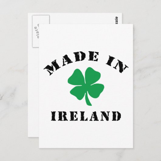 Made in Ireland Briefkaart (Voorkant / Achterkant)