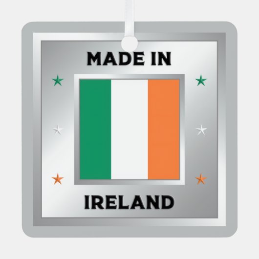 Made In Ireland Metalen Ornament (Voorkant)