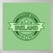 Made in Ireland St Patrick's day Poster (Voorkant)