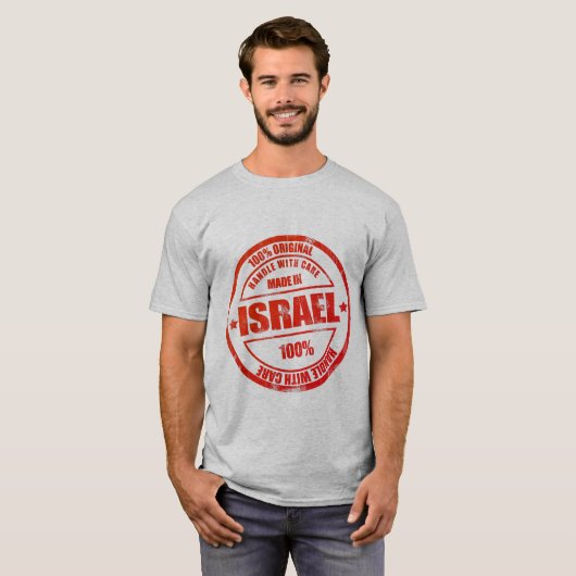 Made in Israel - Long T Shirt (Voorkant volledig)
