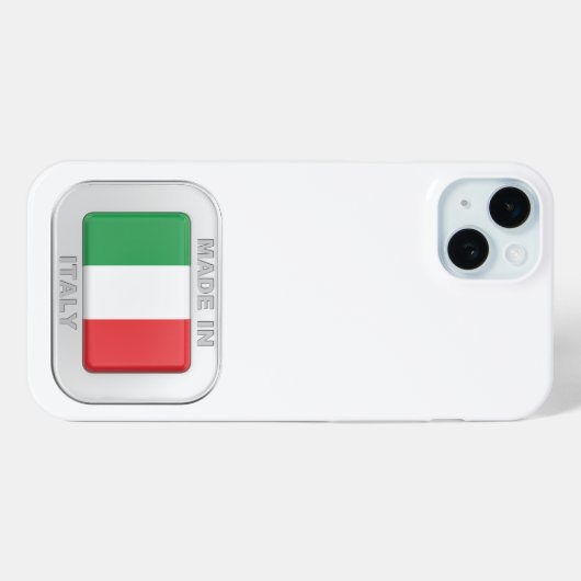 Made in Italië Case-Mate iPhone Case (Achterkant (horizontaal))