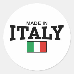 Made in Italië Ronde Sticker