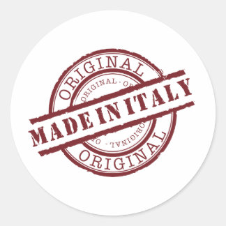 Made in Italië Ronde Sticker