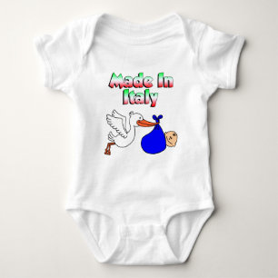 Made in Italië Stork Blue Romper