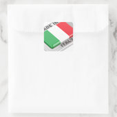 Made in Italië Vierkante Sticker (Tas)
