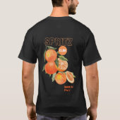 Made in Italy Basic Dunkles T-Shirt (Achterkant)