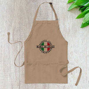 Made in Italy Kwaliteit Getest Gegarandeerd Standaard Schort