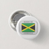 Made in Jamaica Ronde Button 3,2 Cm (Voorkant /achterkant)
