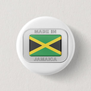 Made in Jamaica Ronde Button 3,2 Cm
