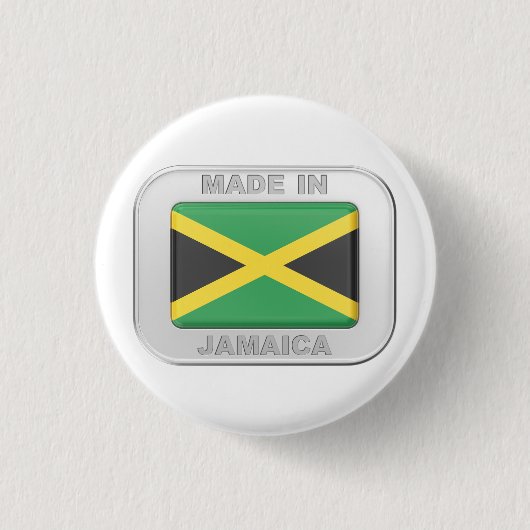 Made in Jamaica Ronde Button 3,2 Cm (Voorkant)
