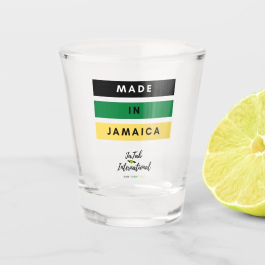 Made in Jamaica Shot Glass Shot Glas (Voorkant)