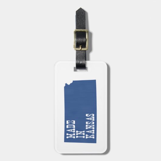 Made in Kansas Bagagelabel (Voorkant verticaal)