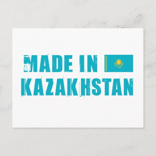 Made in Kazachstan Briefkaart (Voorkant)