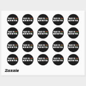 Made in Kenia Ronde Sticker (Vel)