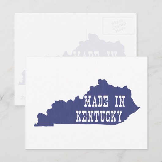 Made in Kentucky Briefkaart (Voorkant / Achterkant)